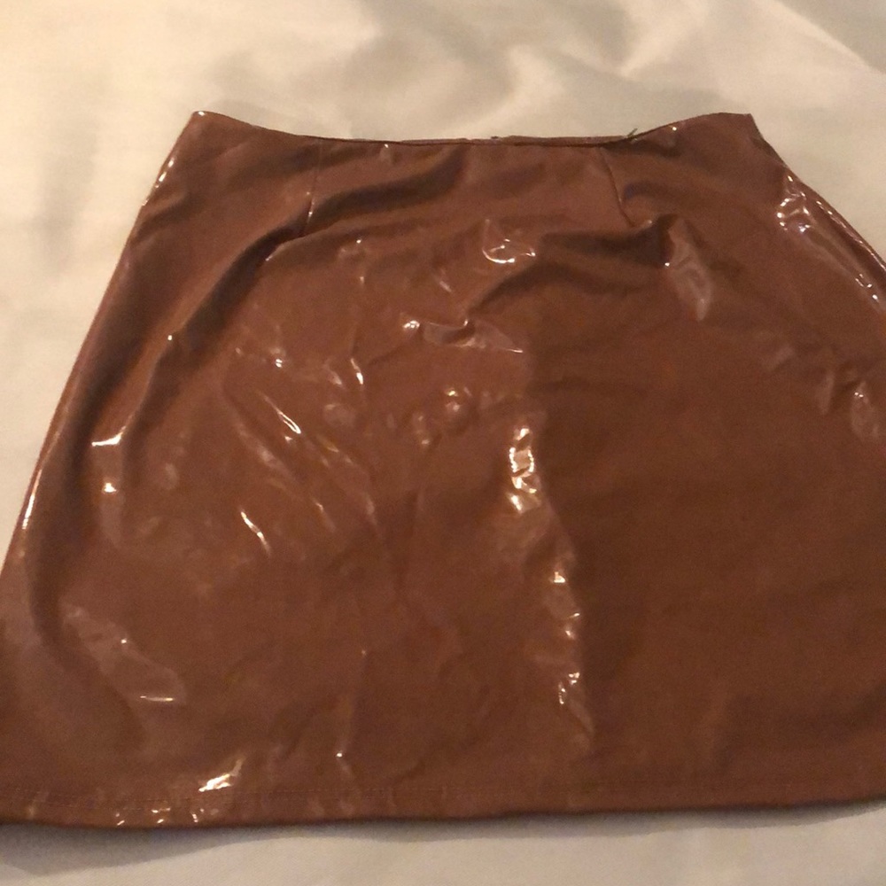 Latex inspired skirt